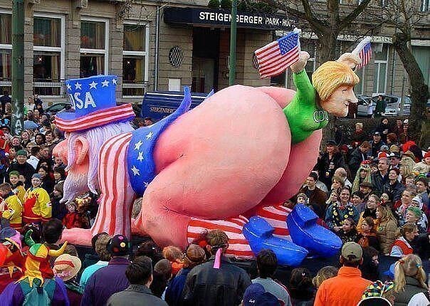 Политический карнавал в Германии.