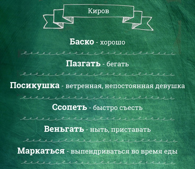 100 региональных слов для перевода «с русского на русский»  