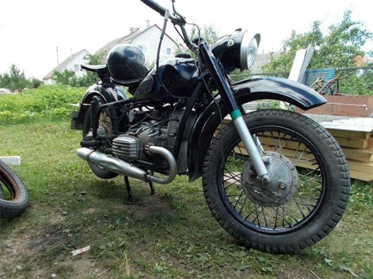 "Днепр" К-650 - мотоцикл с коляской из 60-х