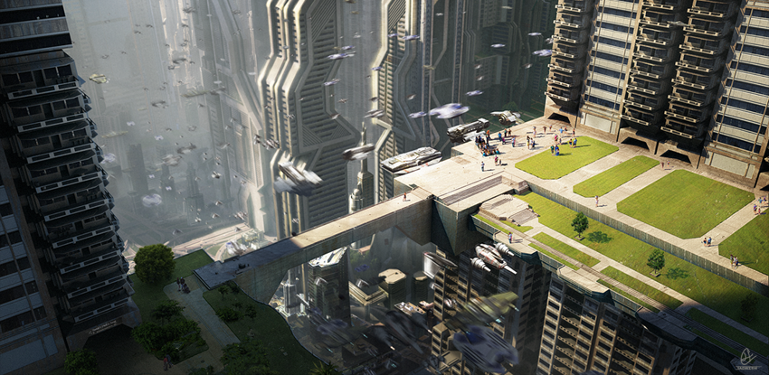 Города будущего: 20 фантастических иллюстраций