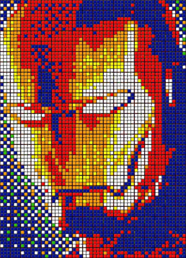 "Железный человек": 450 кубиков