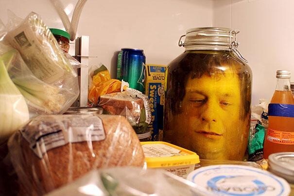41. "Консервированная голова в холодильнике"