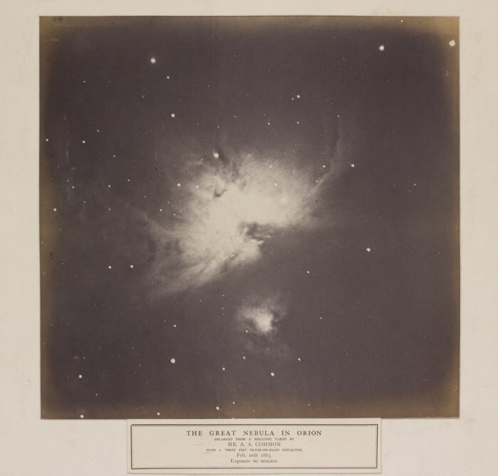 Еще одно фото Туманности Ориона, снятое астрономом-любителем из своего сада в 1883 году.
