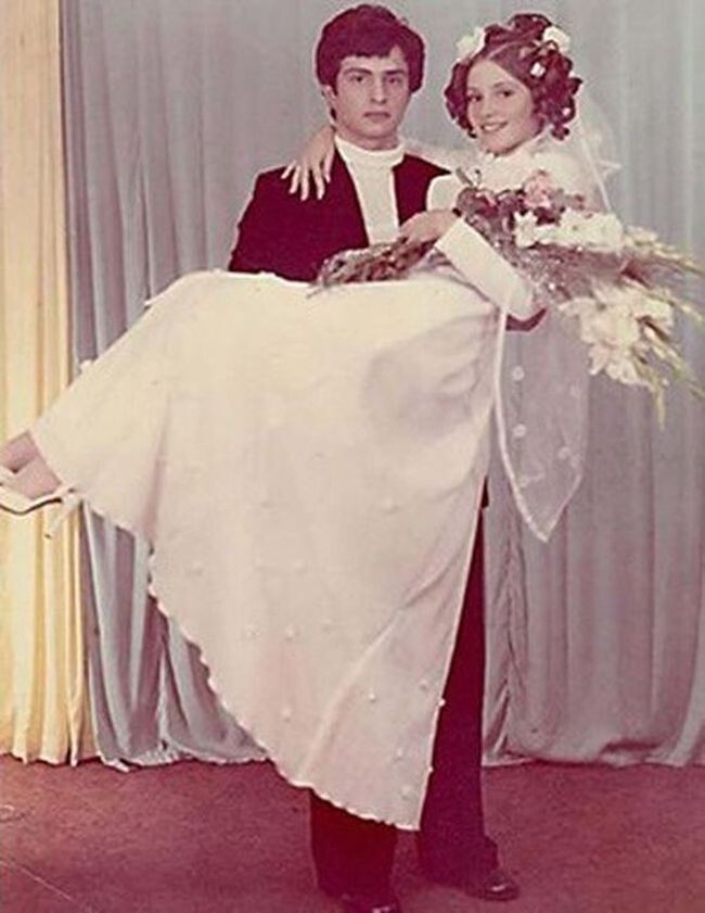 Юлия Тимошенко с мужем Александром. 1979 г.