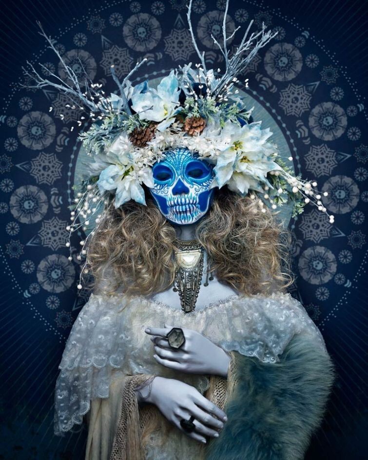 Красочный фотопроект к мексиканскому празднику "День Мертвых "