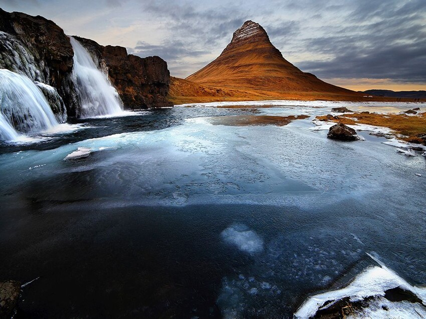 Гора Kirkjufell, Исландия