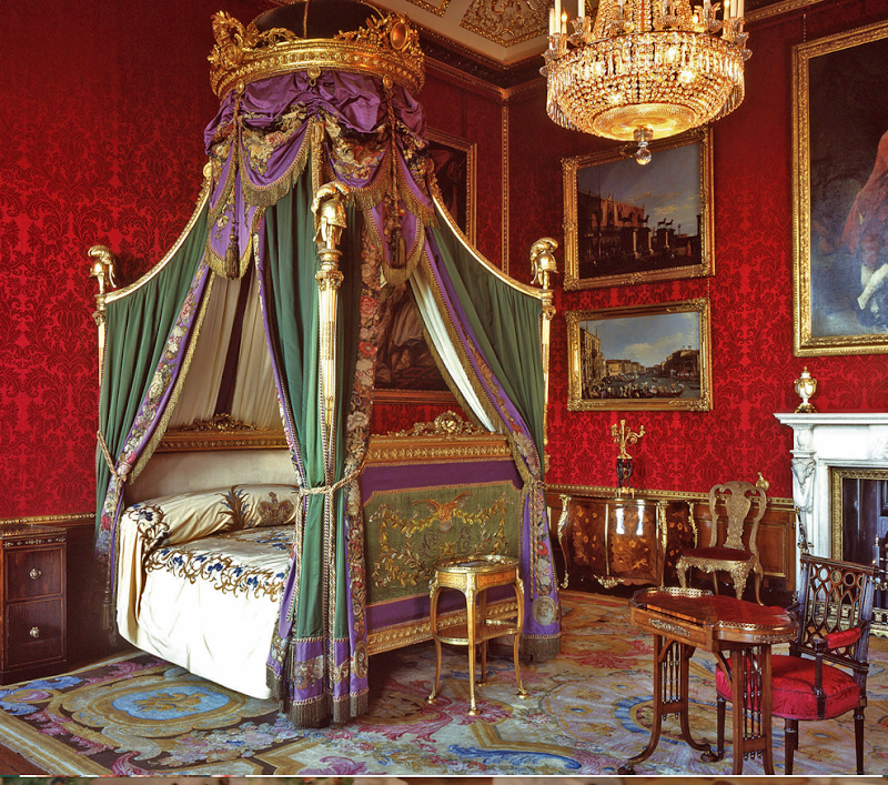 9. Спальня в Виндзорском дворце (Великобритания)