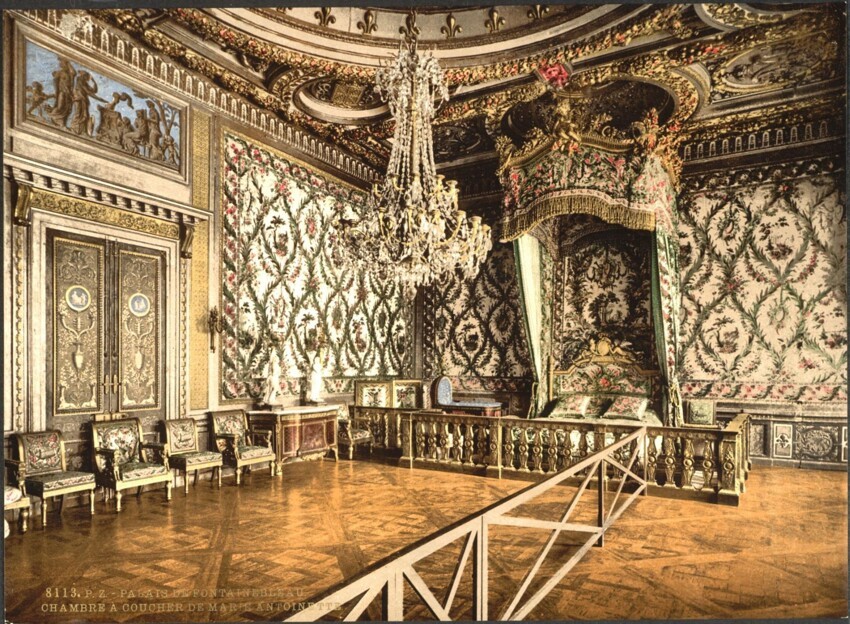 1. Спальня Марии Антуанетты (дворец Фонтенбло, Франция)