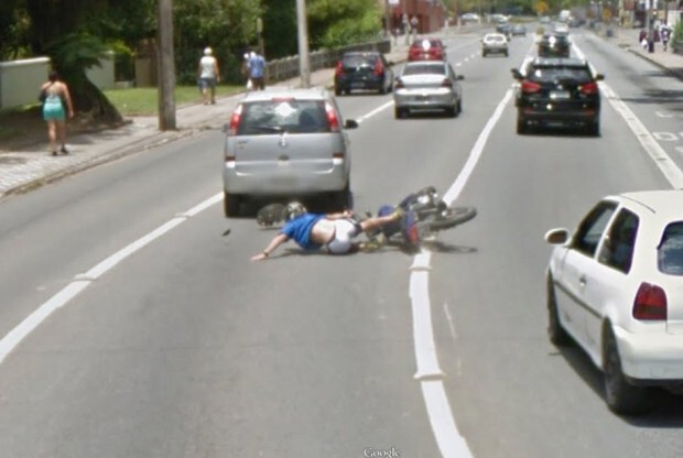 Самые необычные кадры Google Street View по всему миру