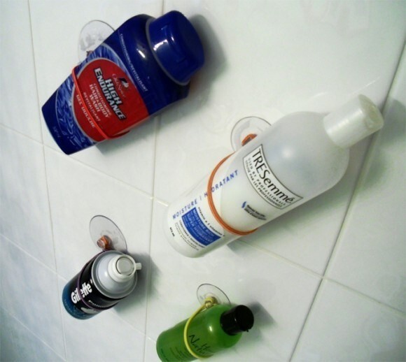 5. Самодельные держатели бутылочек в ванной комнате
