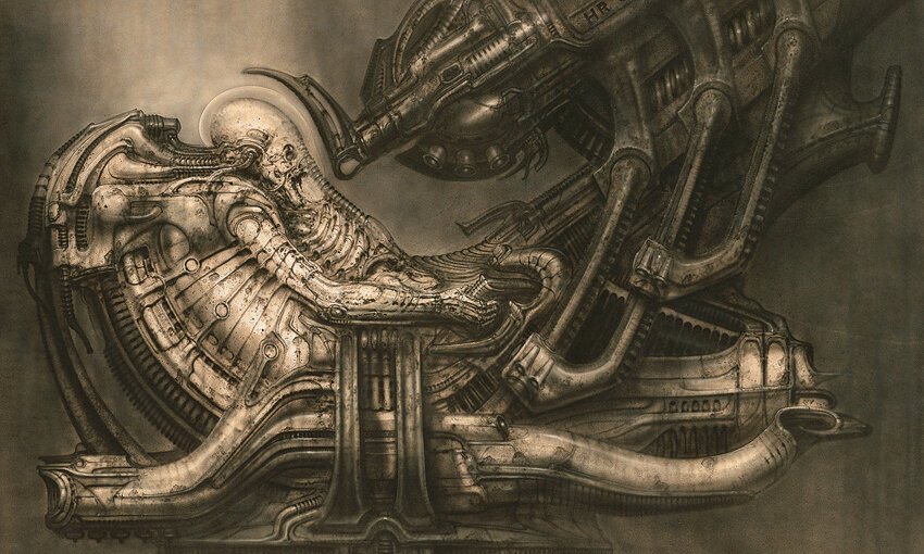 Биомеханика зла Ганса Гигера (художник создавший «Чужого»).