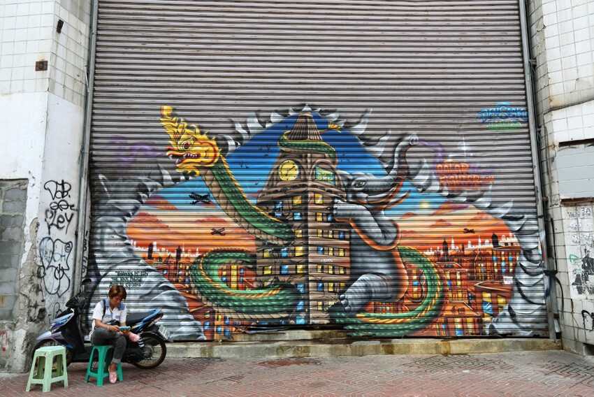 Уличное искусство в Таиланде