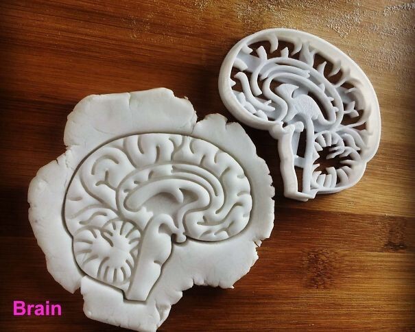 Форма для печенья "Мозг"