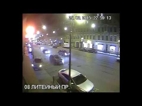 Пьяный водитель в Питере 