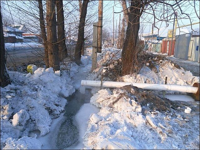 Дома жителей пос. Кирова г. Барнаула топит вода