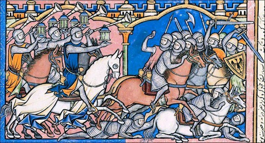 Рыцари на миниатюрах из средневековых манускриптов. Часть 1