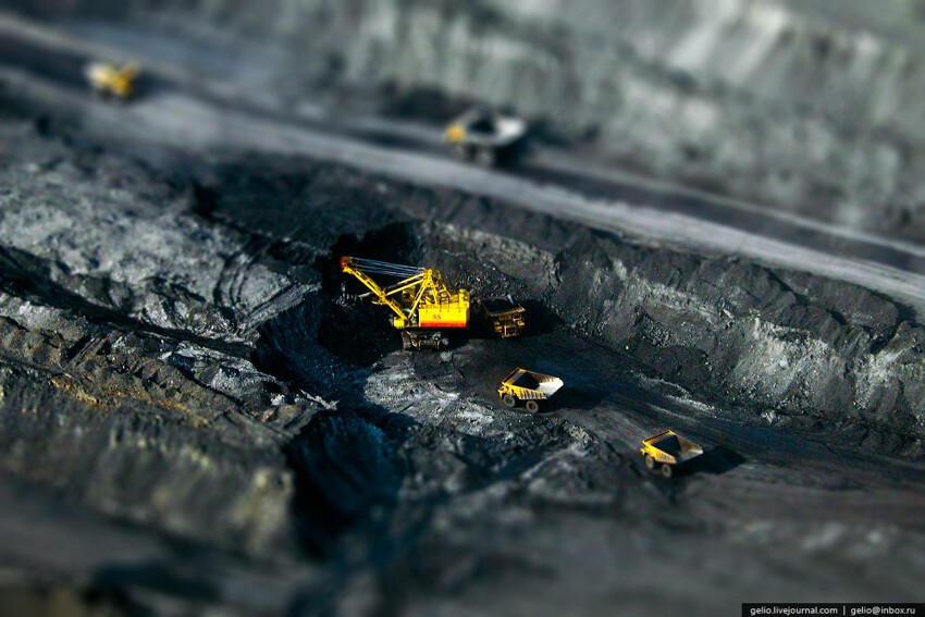 Добыча угля на Кузбассе