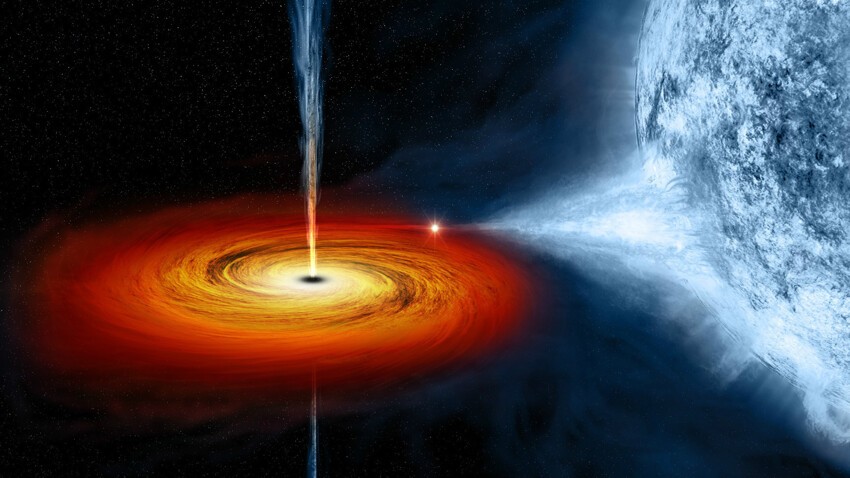Ближайшая черная дыра находится примерно в 1600 световых лет от нас.