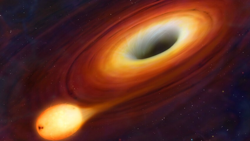 Чёрные дыры могут производить огромное количество энергии.