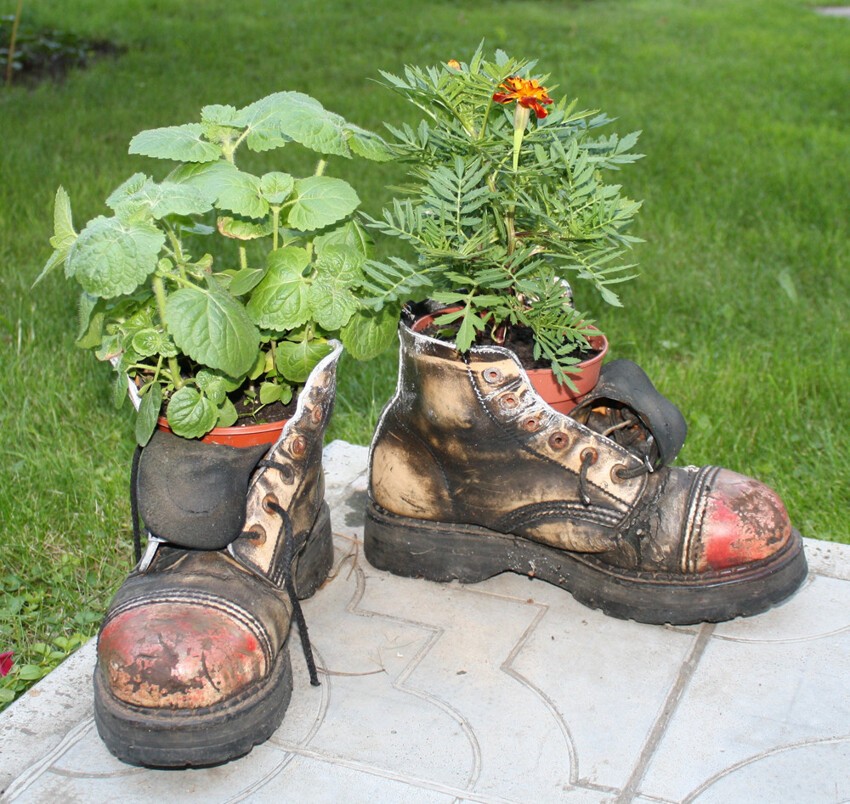 Поделки из старых и изношенных вещей