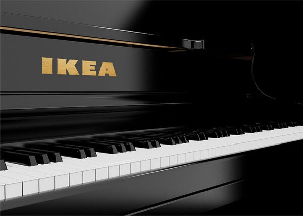 11. Пианино IKEA, продающееся в разобранном виде