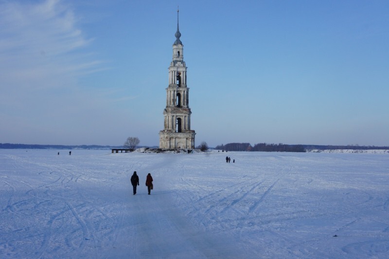 Затопленная церковь в угличе