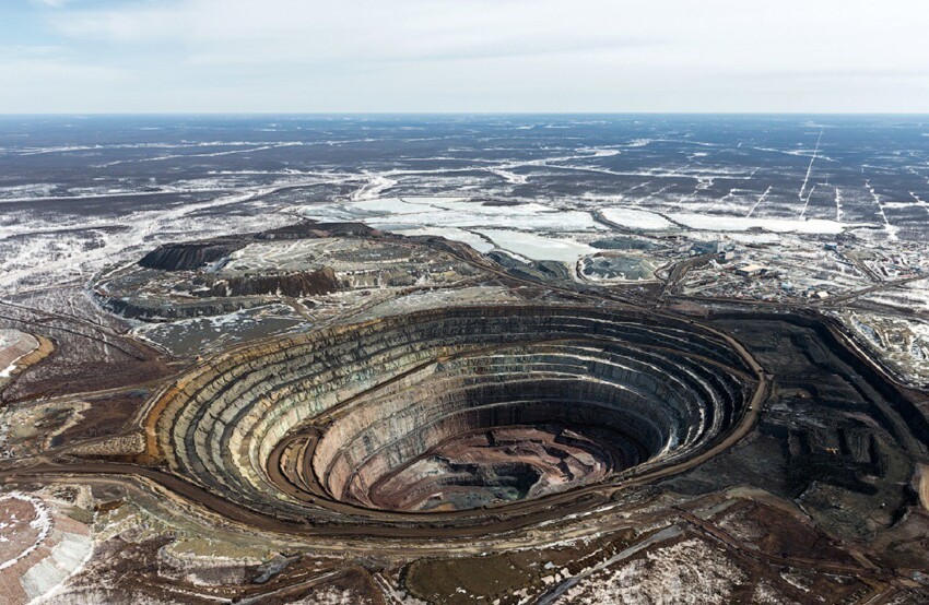 Фоторепортаж из далекой Якутии или как добывают алмазы в России
