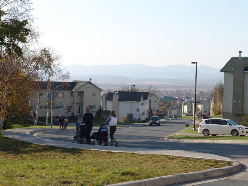 Американский городок на Сахалине