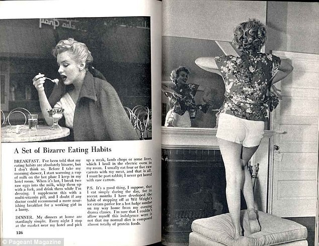 Мэрилин Монро поддерживала свою форму с помощью гантелей и штанги