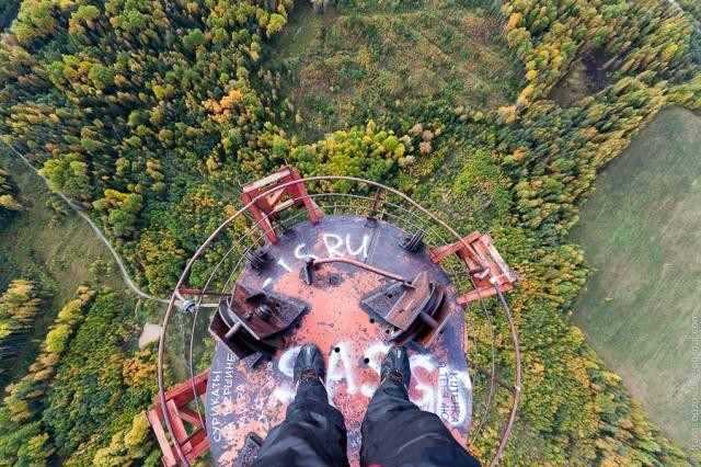 Подъем на Галичскую телевышку