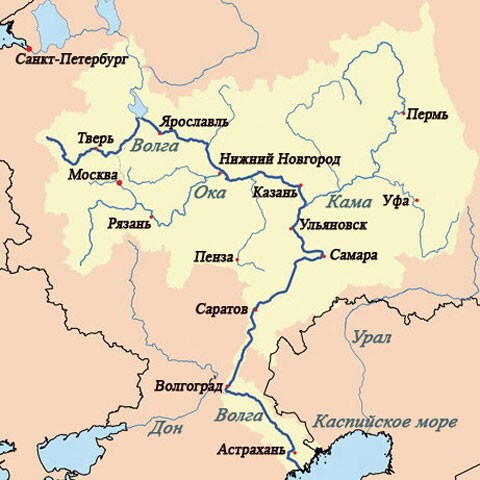 5. Река Волга