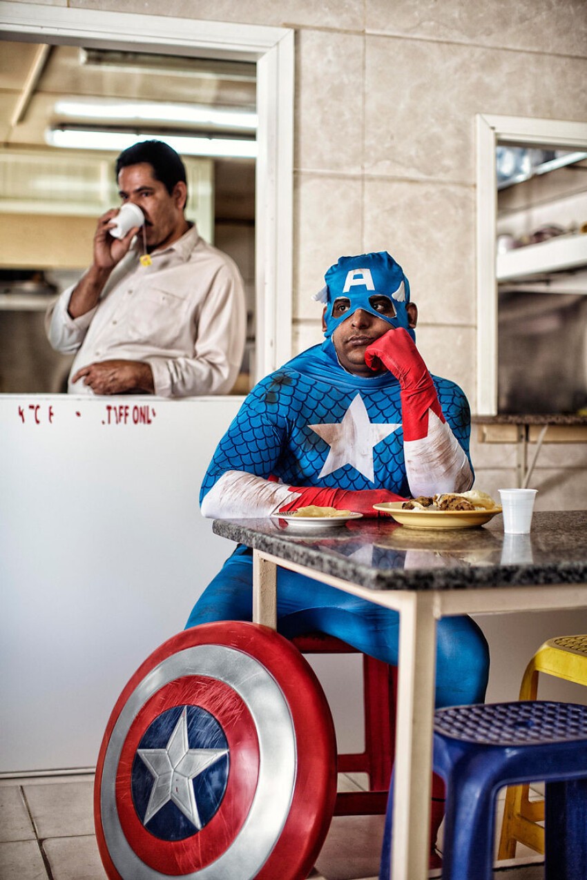 Капитан Америка (мужчина) - Суреш, Индия