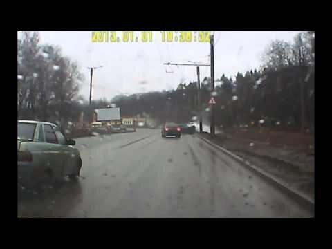 Смертельная авария  в Саранске  видео с 2 регистраторов 