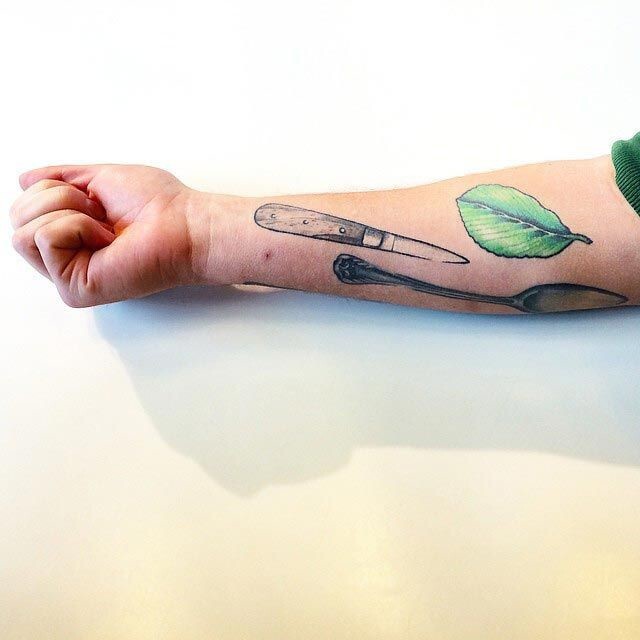Татуировки, намекающие на то, что вы вегетарианец