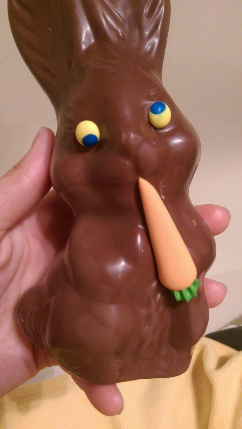 Забавный шоколадный кроль 