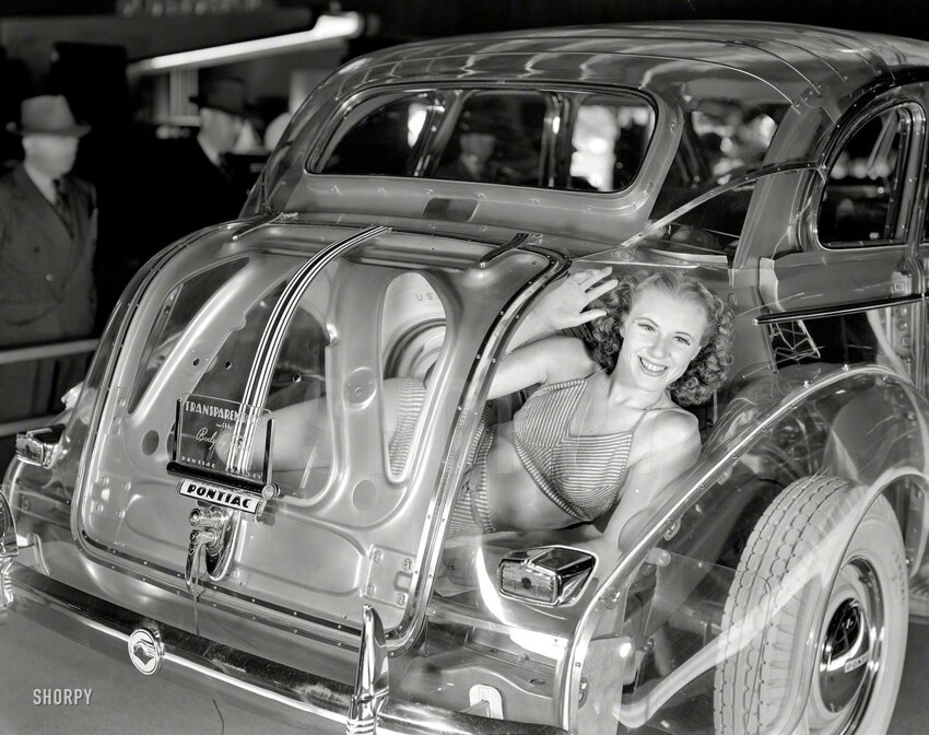 Привет из большого багажника: Реклама автомобиля Pontiac (1940 год)