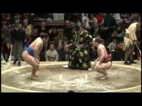 Самый короткий бой в сумо 