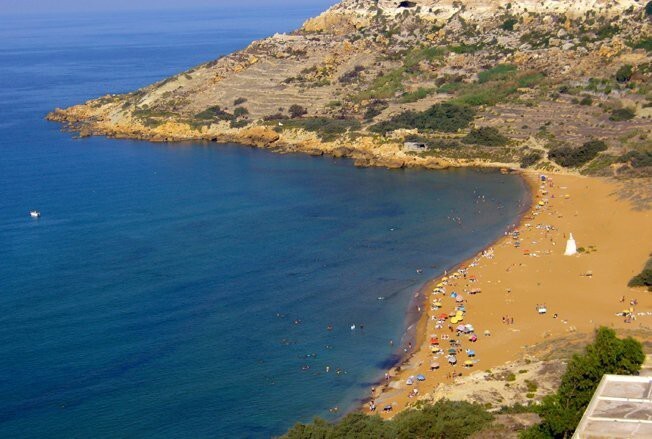 Оранжевый: Ramla Bay, Гозо, Мальта