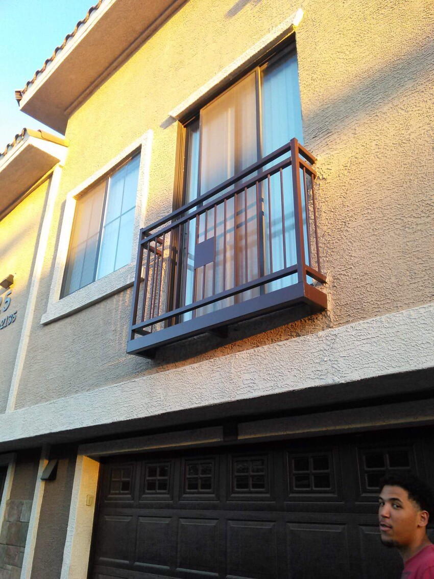 Просторный балкон 
