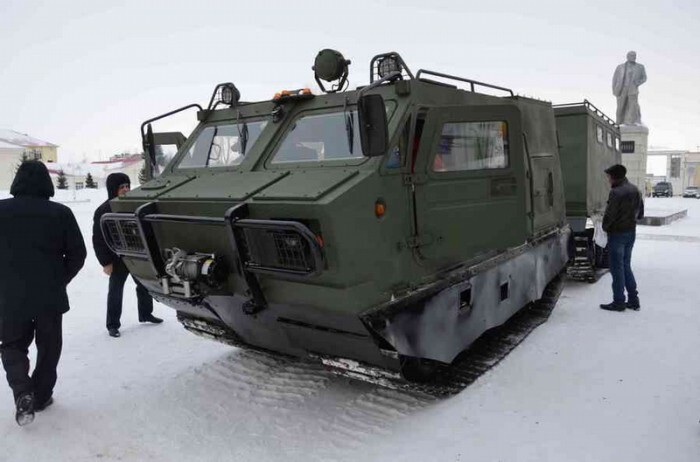 В России выпустили суперпроходимый арктический бронетранспортёр
