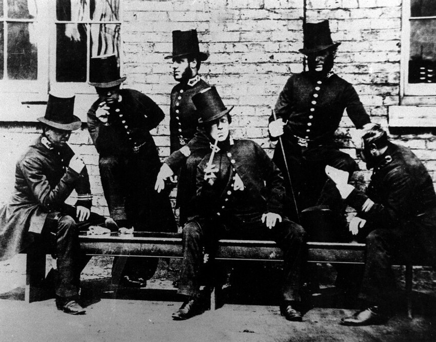 Полицейские Манчестера, 1850 г.