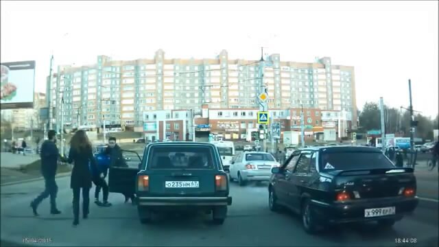 Драка на дороге с кавказцами