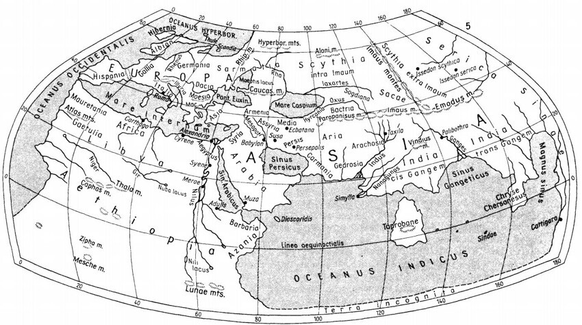 9. География(«Космография»). Птолемей (Ptolemy’s «Geographia» aka «Cosmographia»)