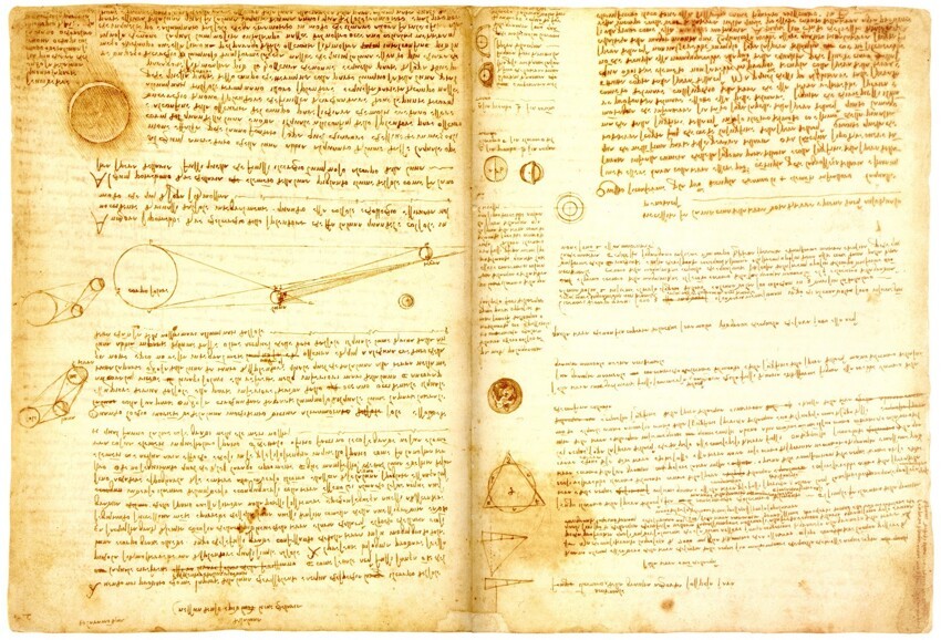 3. Леонардо да Винчи "Лестерский кодекс"