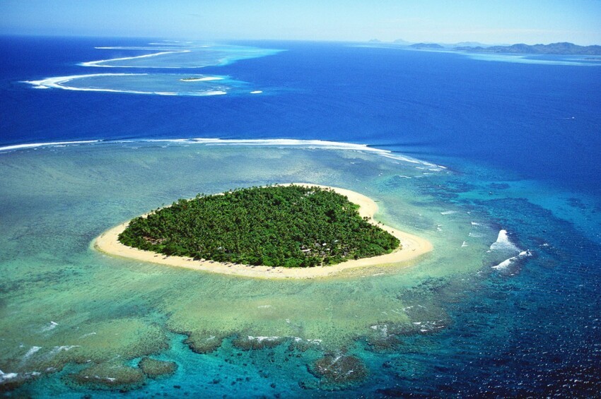5. Остров в форме сердца, Фиджи