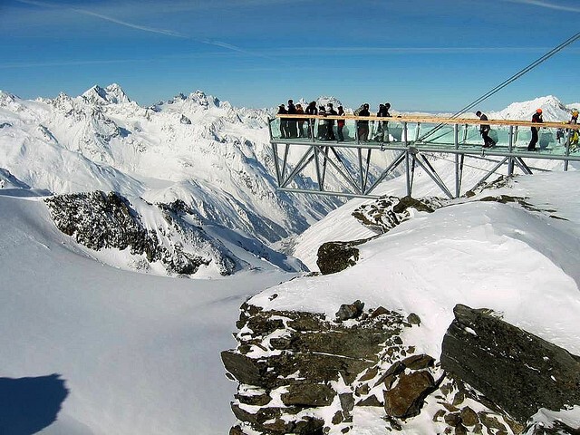 Обзорный мостик Тифенбахкогль в Австрии