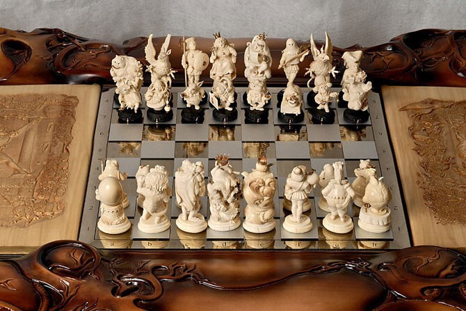  Шахматы «Зазеркалье – Страна Чудес»