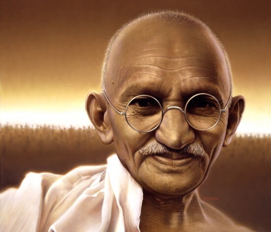 2. Махатма Ганди: смерть приходит на лужайке 