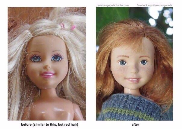Преображение современных кукол