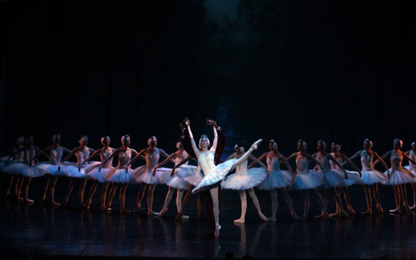 Китайский балет во время генеральной репетиции